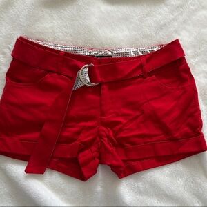 Guess Red Shorts